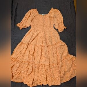 Ivy City Smocked Midi Dress